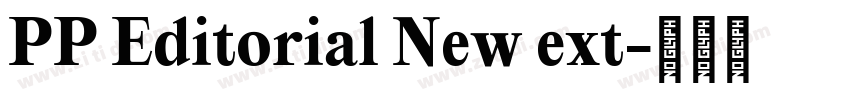 PP Editorial New ext字体转换